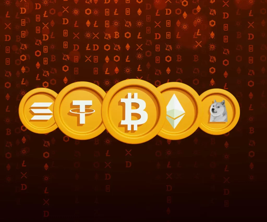 Top 5 cryptocurrencies
