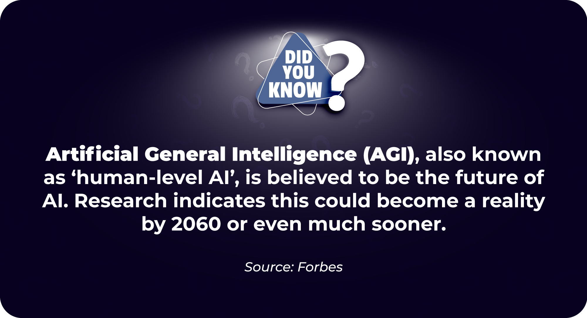 The future of AI is AGI