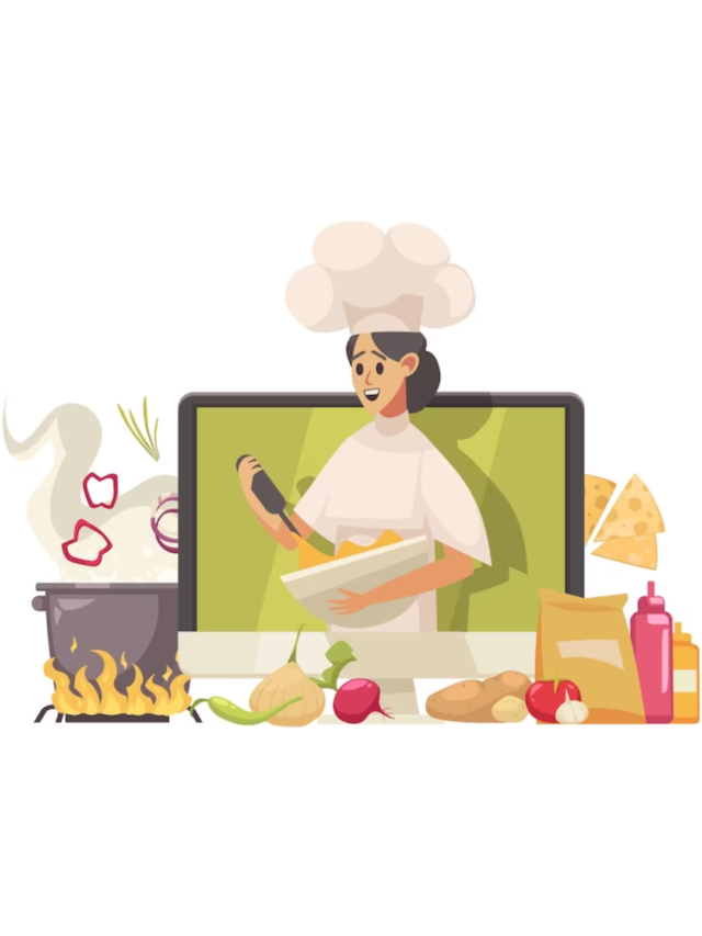 Learning to cook via food videos
